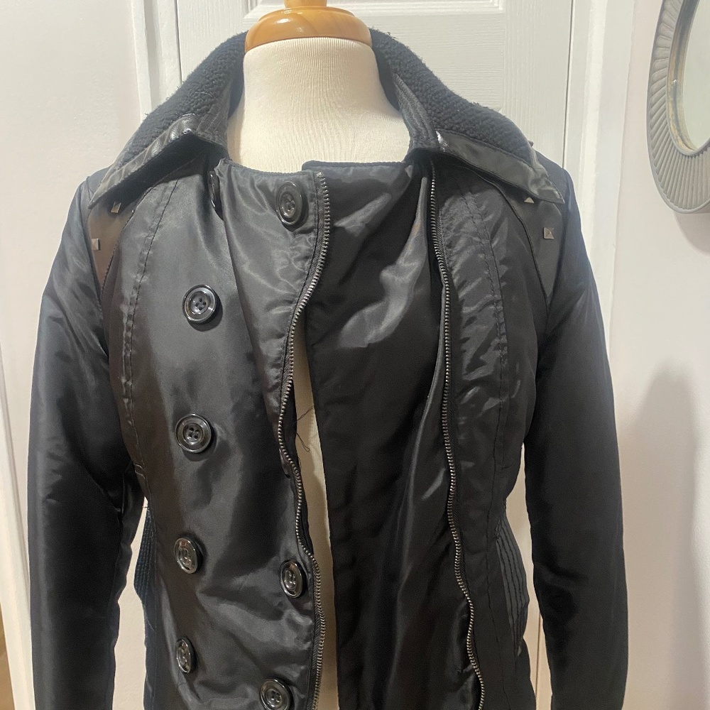 NWOT RARE PEPE JEANS BLK MILITARY STYLE JACKET M - Picture 3 of 10